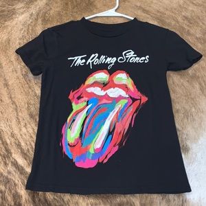 Rolling Stones Small black graphic tee